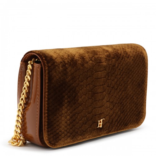 AMBER VELVET SHOULDER BAG