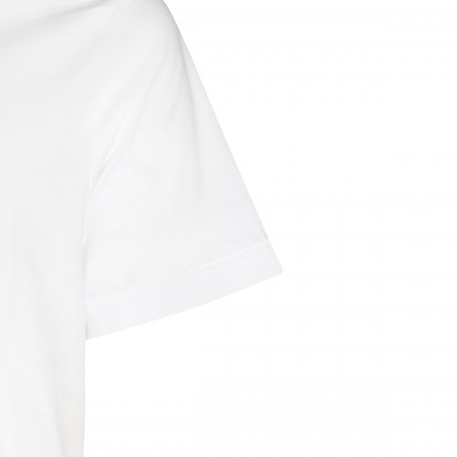 WHITE COTTON POLO BEAR T-SHIRT