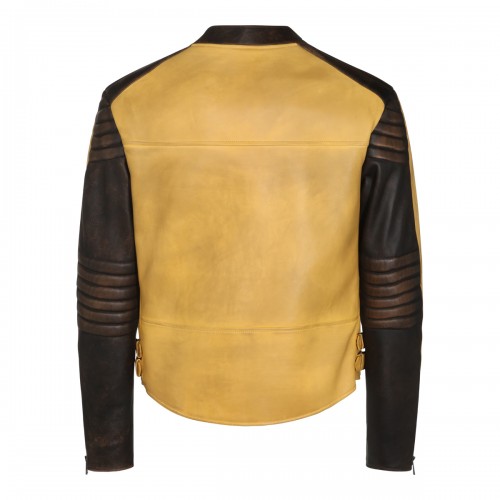 BROWN AND YELLOW LEATHER... 2