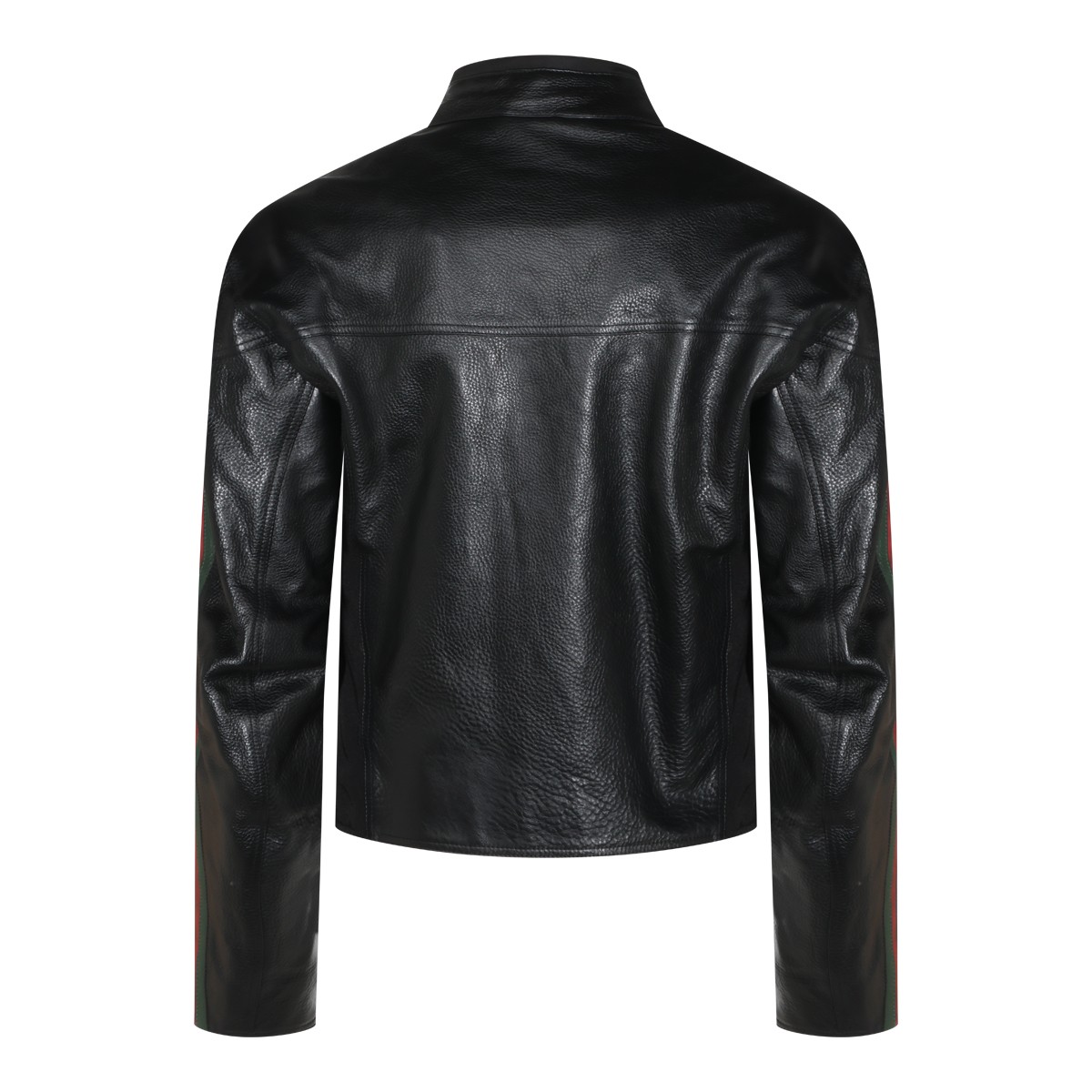 BLACK CALFSKIN LEATHER BIKER JACKET