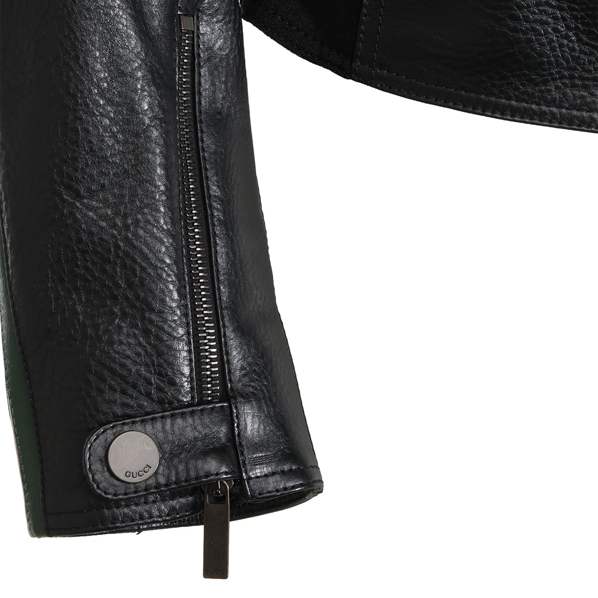BLACK CALFSKIN LEATHER BIKER JACKET