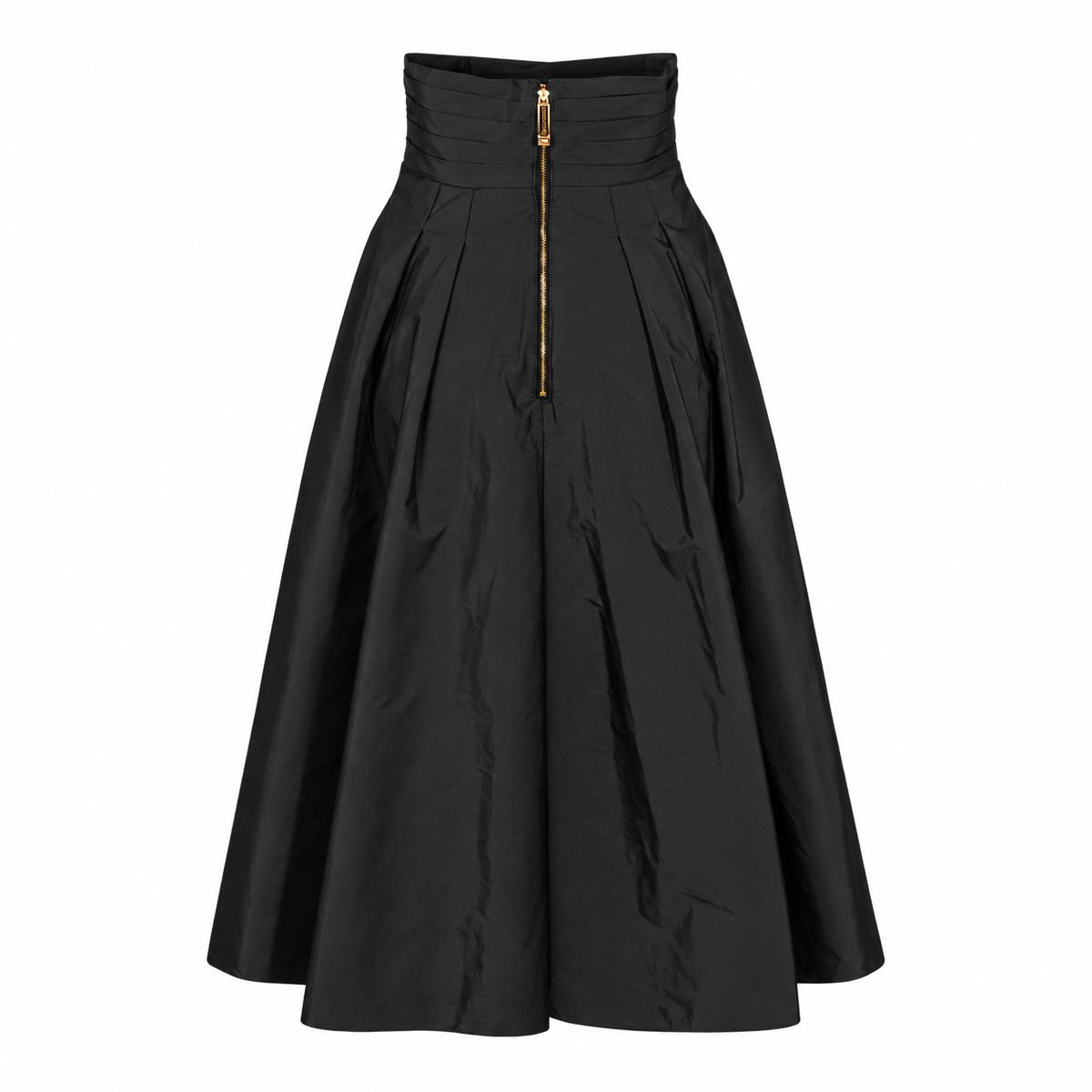 BLACK MIDI SKIRT
