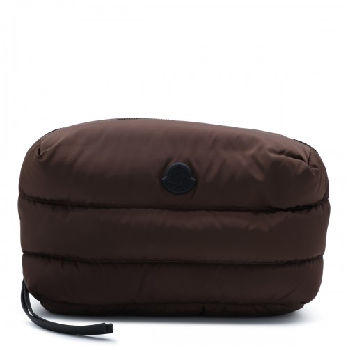 BLACK QUILTED CARADOC WASH BAG