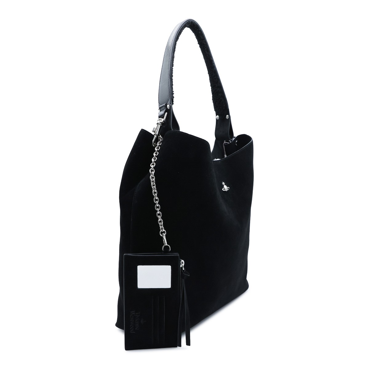 BLACK LOTTIE SUEDE SHOULDER... 2