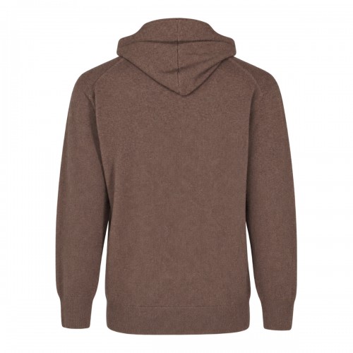 BROWN WOOL KNITWEAR