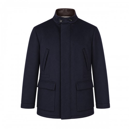 BLUE CASHMERE JACKET