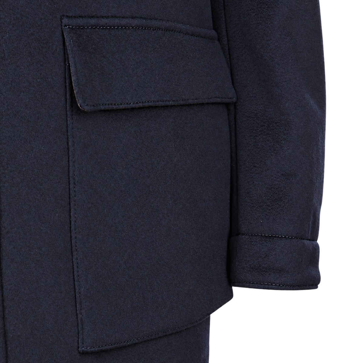 BLUE CASHMERE JACKET