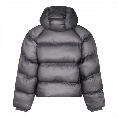 BLACK NYLON PUFFER JACKET 2