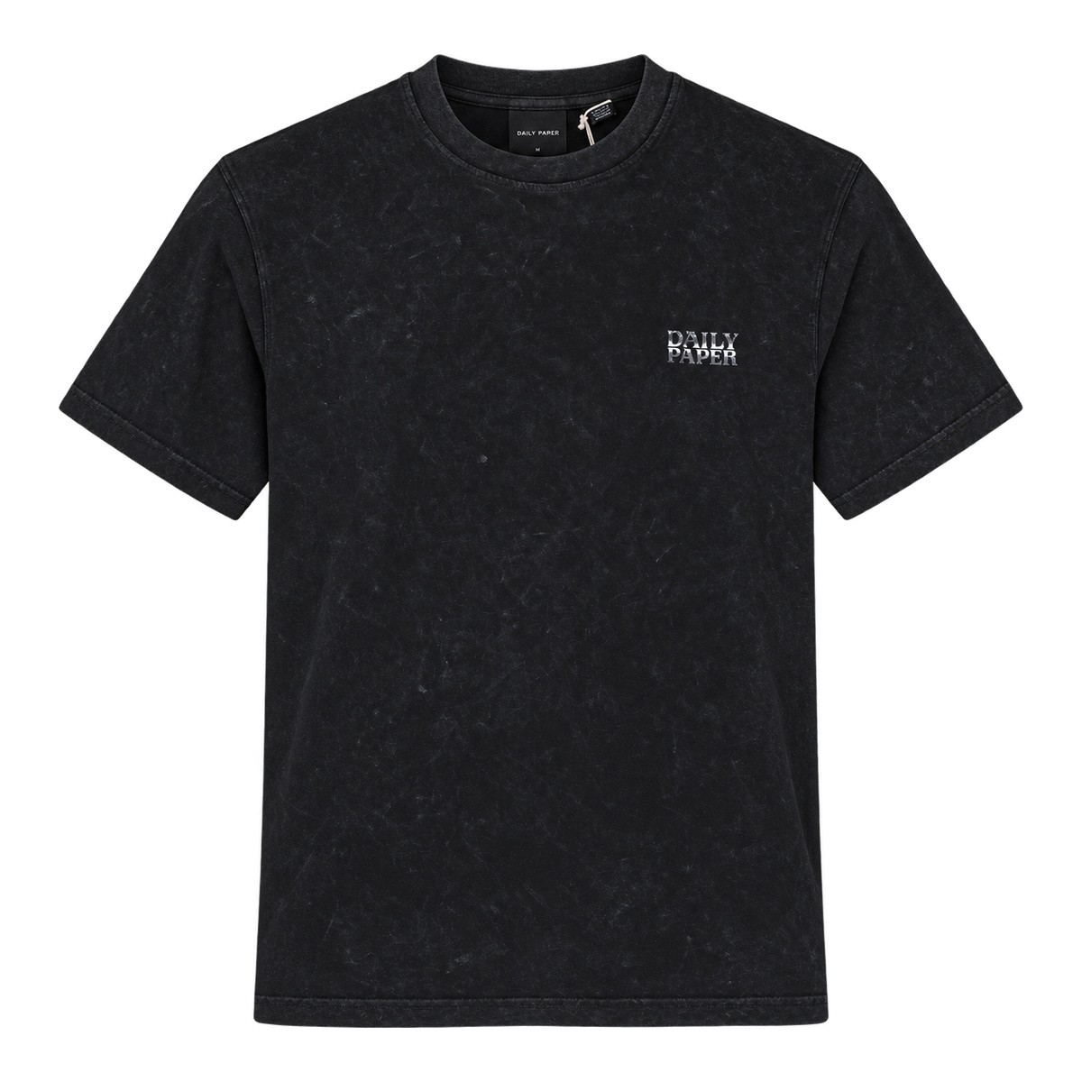 WASHED BLACK TEXTURED METALLIC SHIELD...