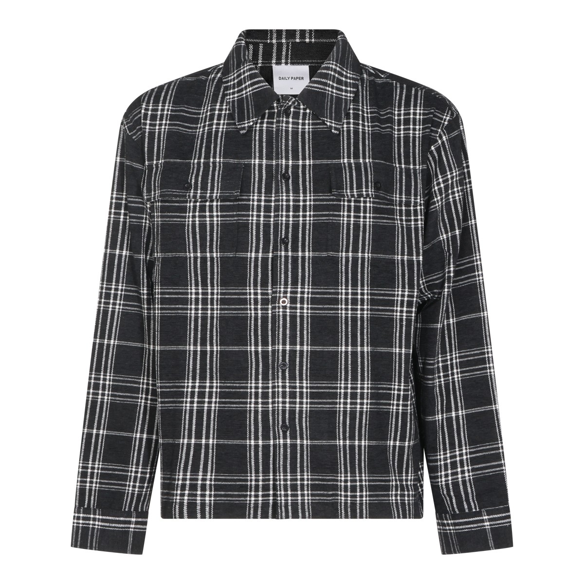 BLACK COTTON CHENILLE SHIRT