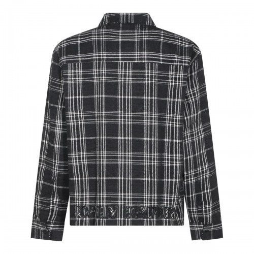 BLACK COTTON CHENILLE SHIRT 2