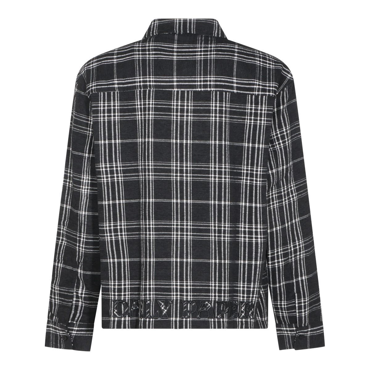 BLACK COTTON CHENILLE SHIRT