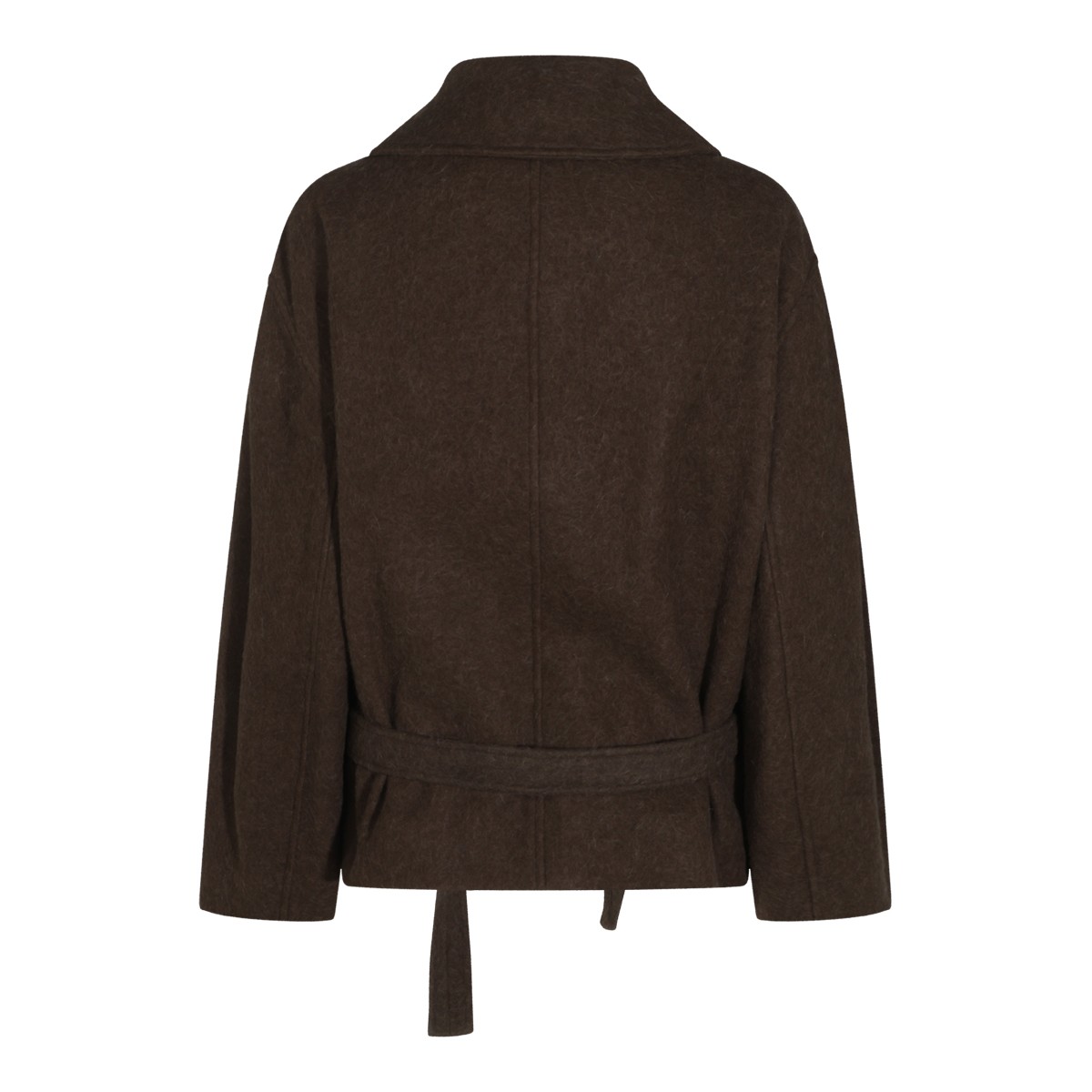 MUD COTTON SHORT WRAP COAT