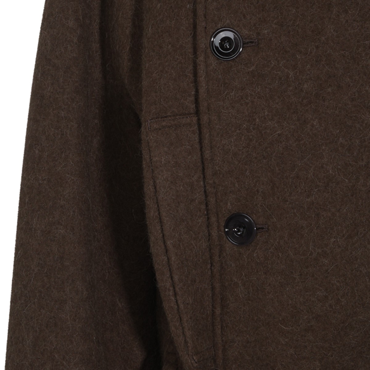MUD COTTON SHORT WRAP COAT