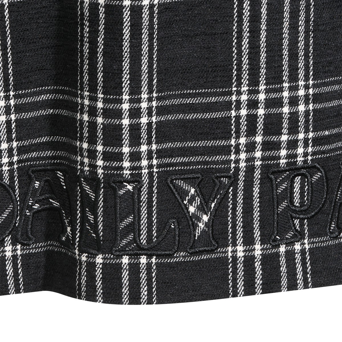 BLACK COTTON CHENILLE SHIRT