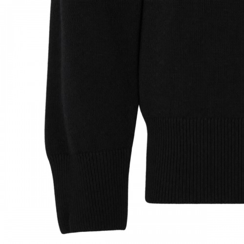 BLACK WOOL KNITWEAR