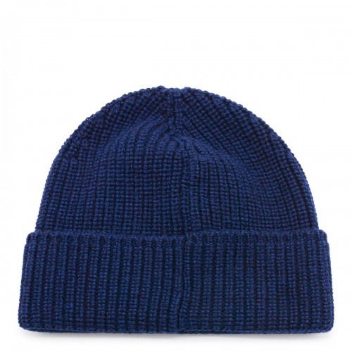 BLUE NAVY WOOL HAT 2