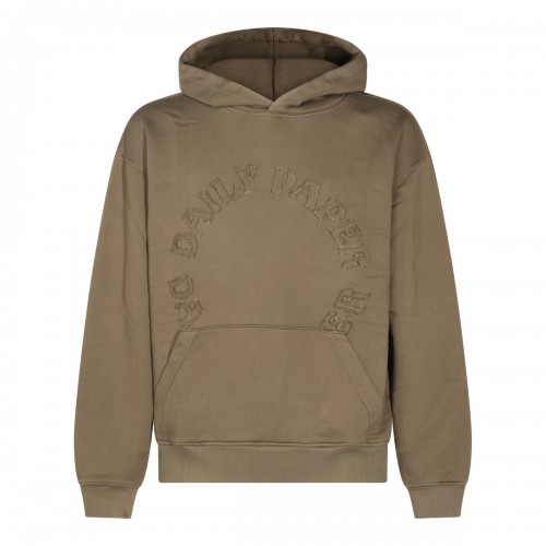 ARMY GREEN ORBIT COTTON HOODIE