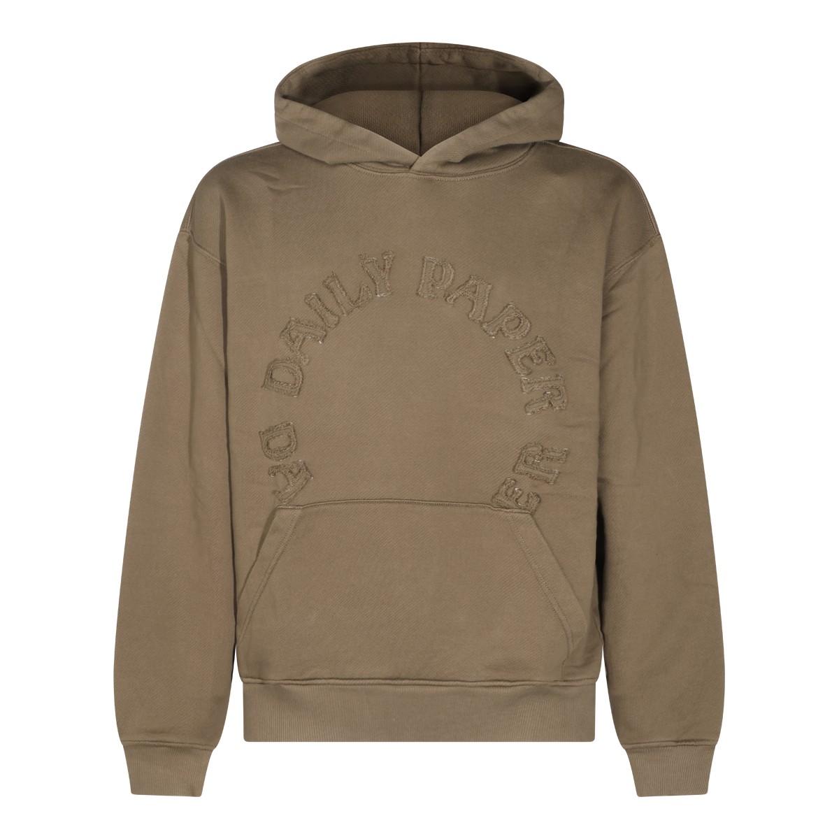 ARMY GREEN ORBIT COTTON HOODIE