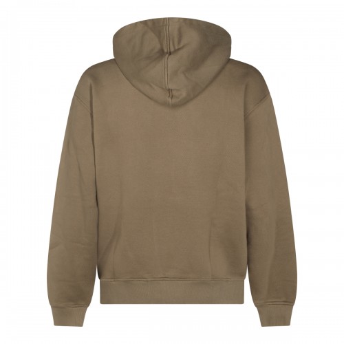 ARMY GREEN ORBIT COTTON HOODIE