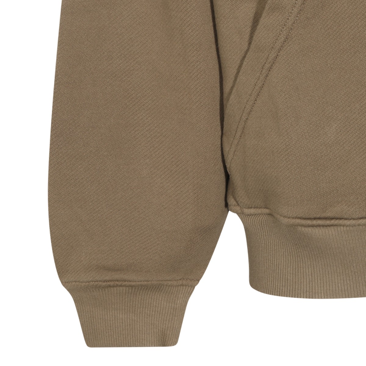 ARMY GREEN ORBIT COTTON HOODIE